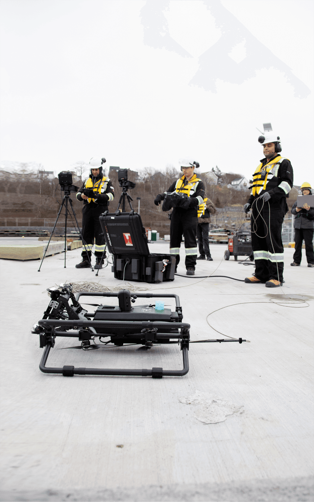 Confined-Space Drone Deployment